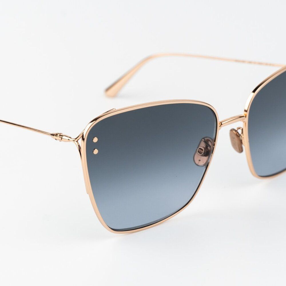 Dior Women Sunglasses Matte Rose Gold Gradient Blue Butterfly MISSDIOR B2U E0B2 - Picture 11 of 14